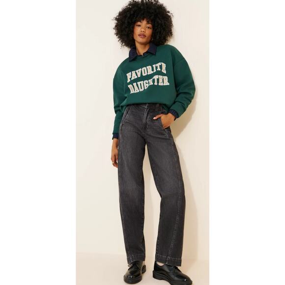 Madewell Tapered Trouser Jeans in Black NWOT. Size 28 - Picture 3 of 10